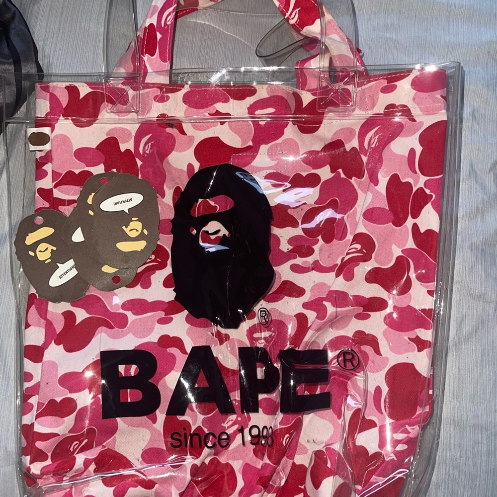 Pink Camo BAPE Bag
